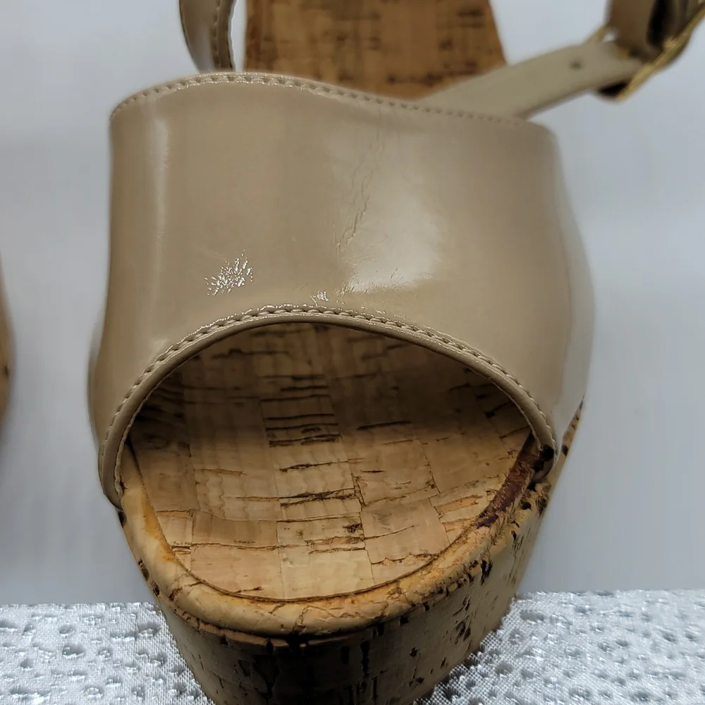 Stella McCartney patent leather/cork sandals Size 40 - Picture 11 of 12